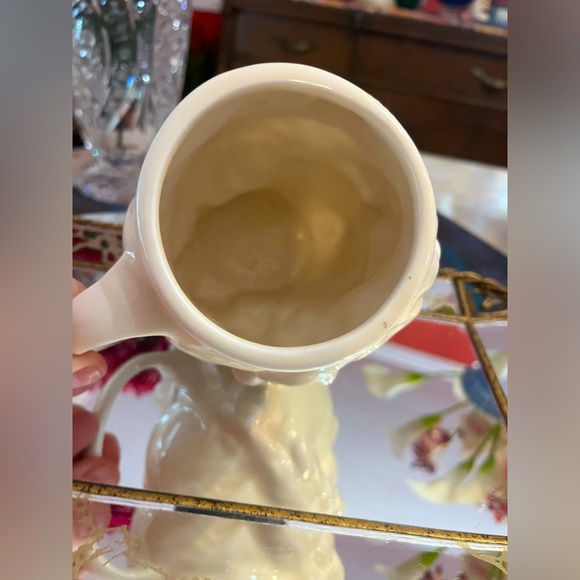 Collectible Sculpted Ceramic Greek Apollo White Mug, God of Music & Poetry - Picture 12 of 13